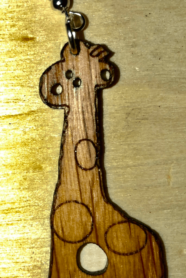 Boucles d'oreilles Girafe
