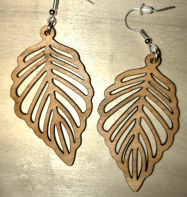 Boucles d'oreilles Feuillea
