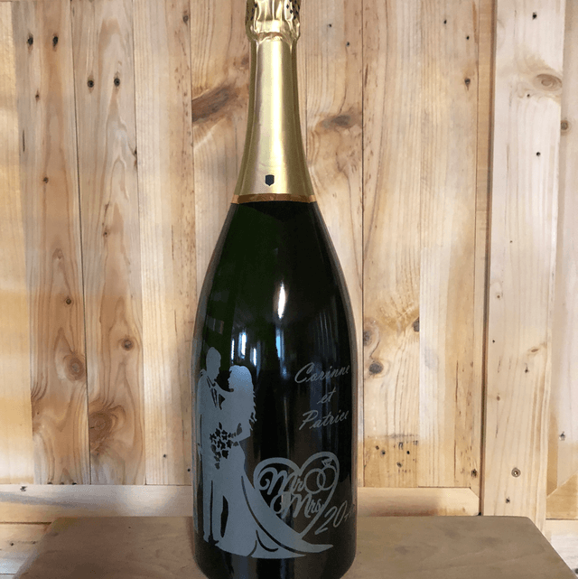 Exemple gravure Magnum Champagne 1,5 L