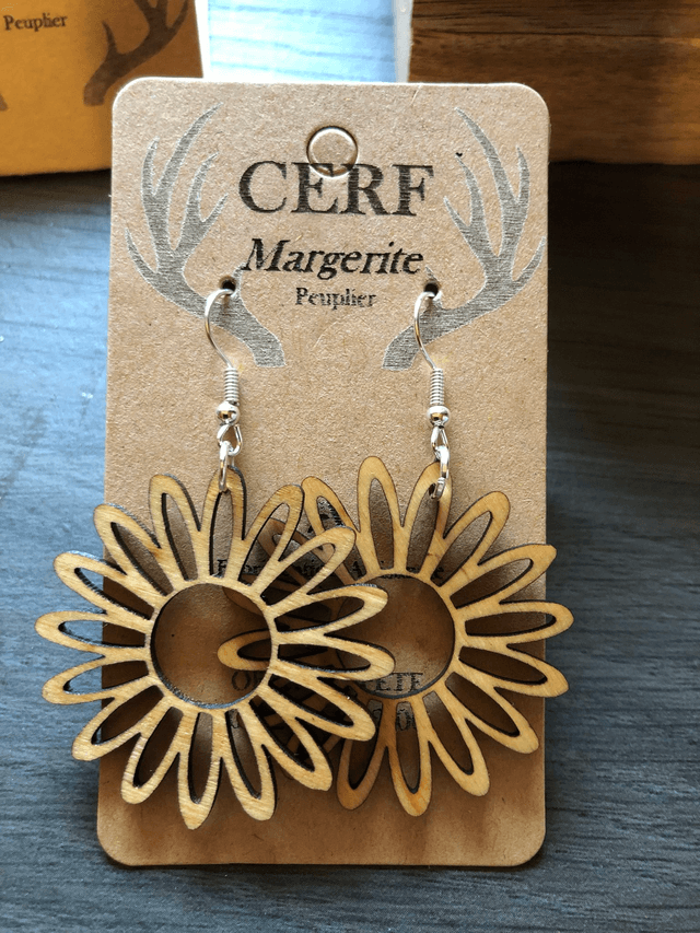 Boucles d'oreilles Marguerite