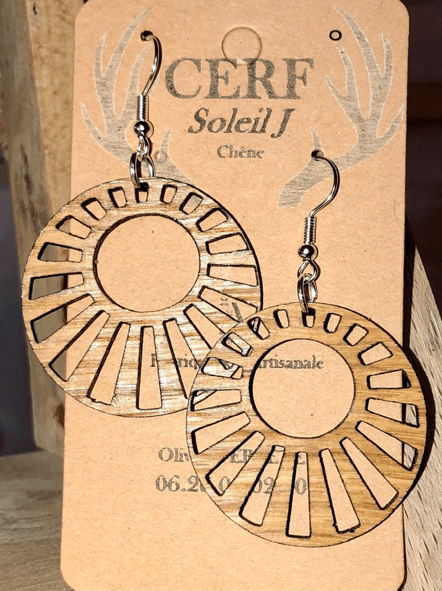 Boucles d'oreilles Soleil J