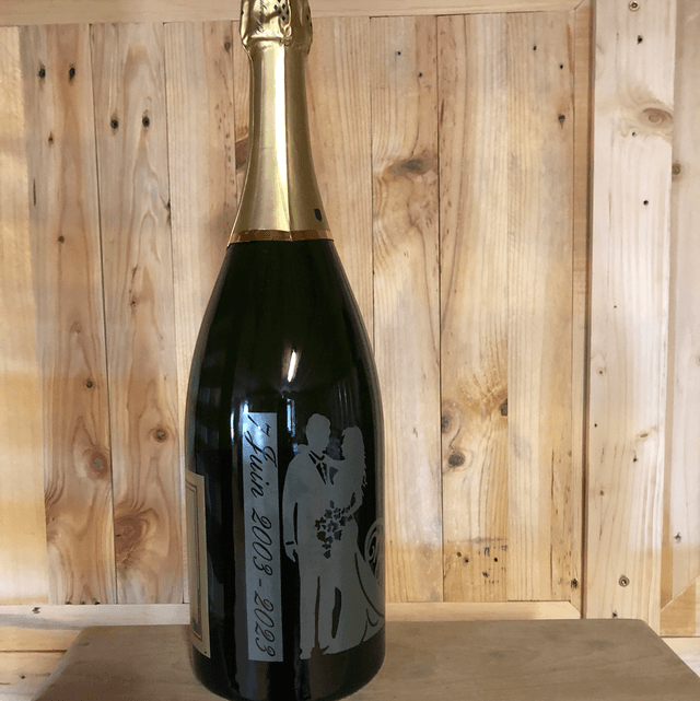 Exemple gravure Magnum Champagne 1,5 L